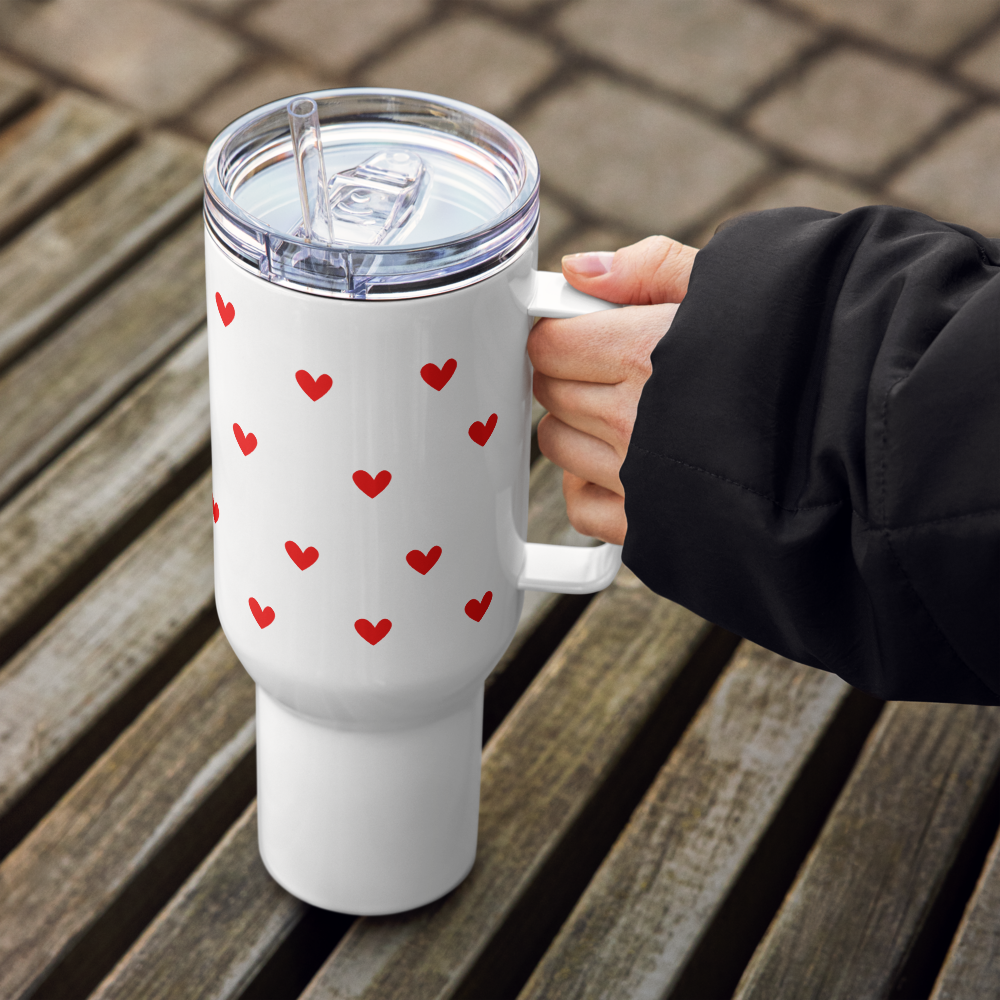 Cupsy Red Hearts Design