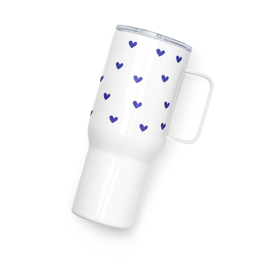 Cupsy Blue Hearts Design